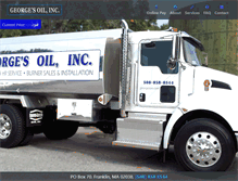 Tablet Screenshot of georgesoil.com